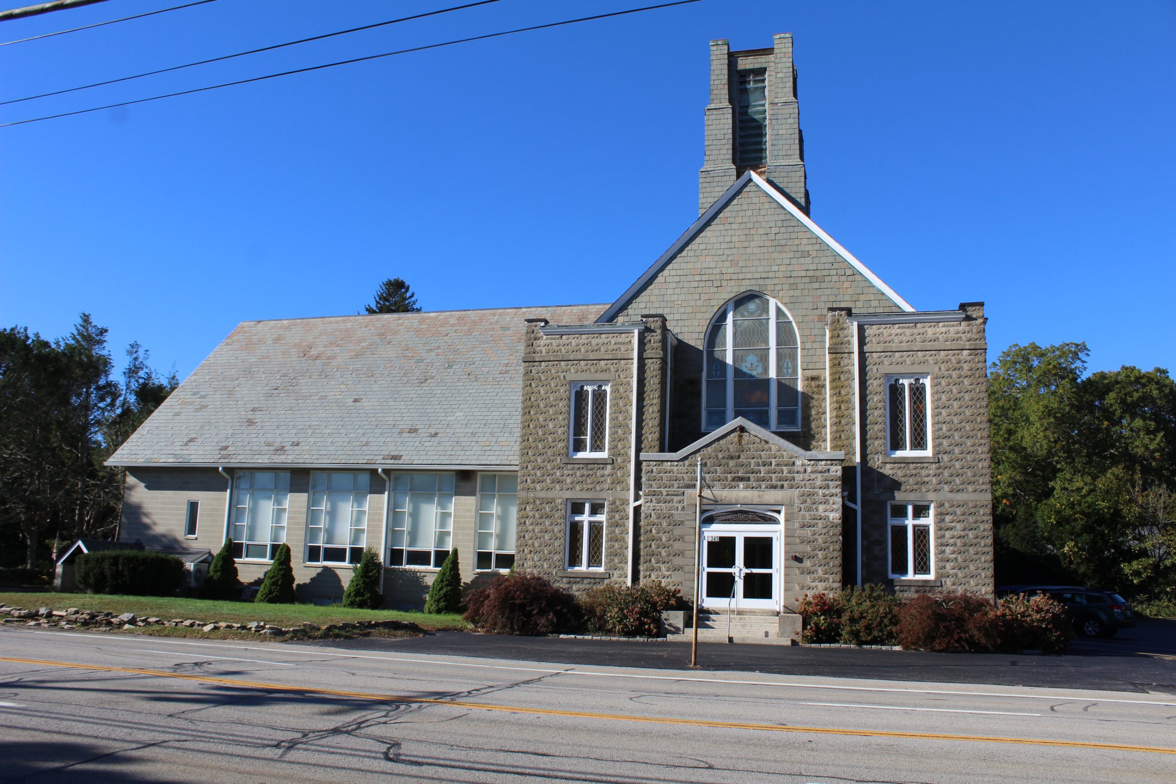 Quidnessett Church on Post Road in North Kingstown